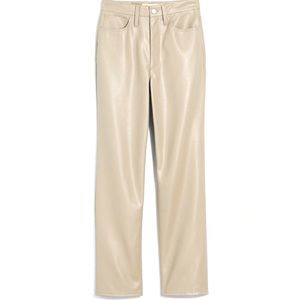Madewell The Perfect High Waist Straight Leg Faux Leather Pant